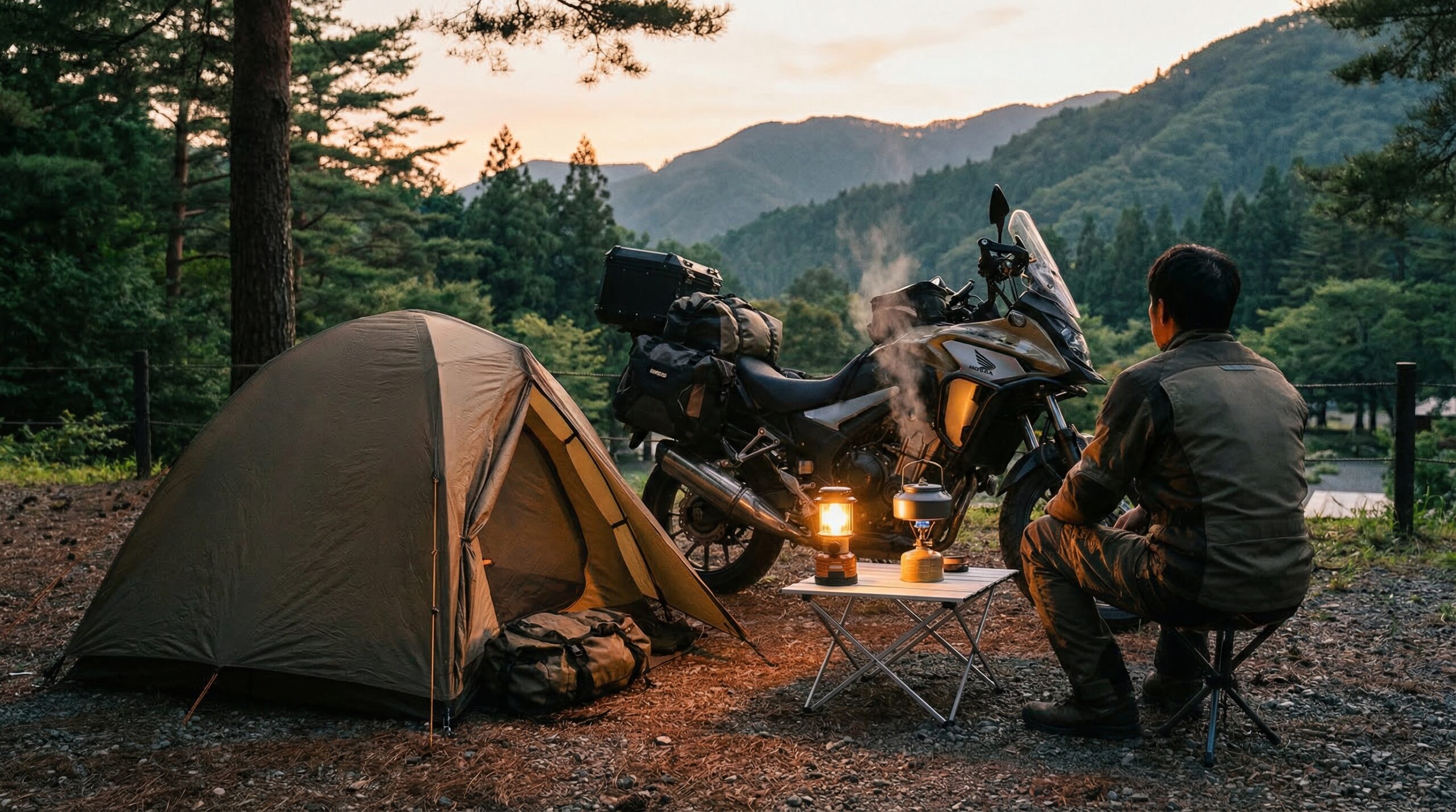 キャンプツーリング初心者ガイド｜最低限の装備と費用、3.5万円で始める方法