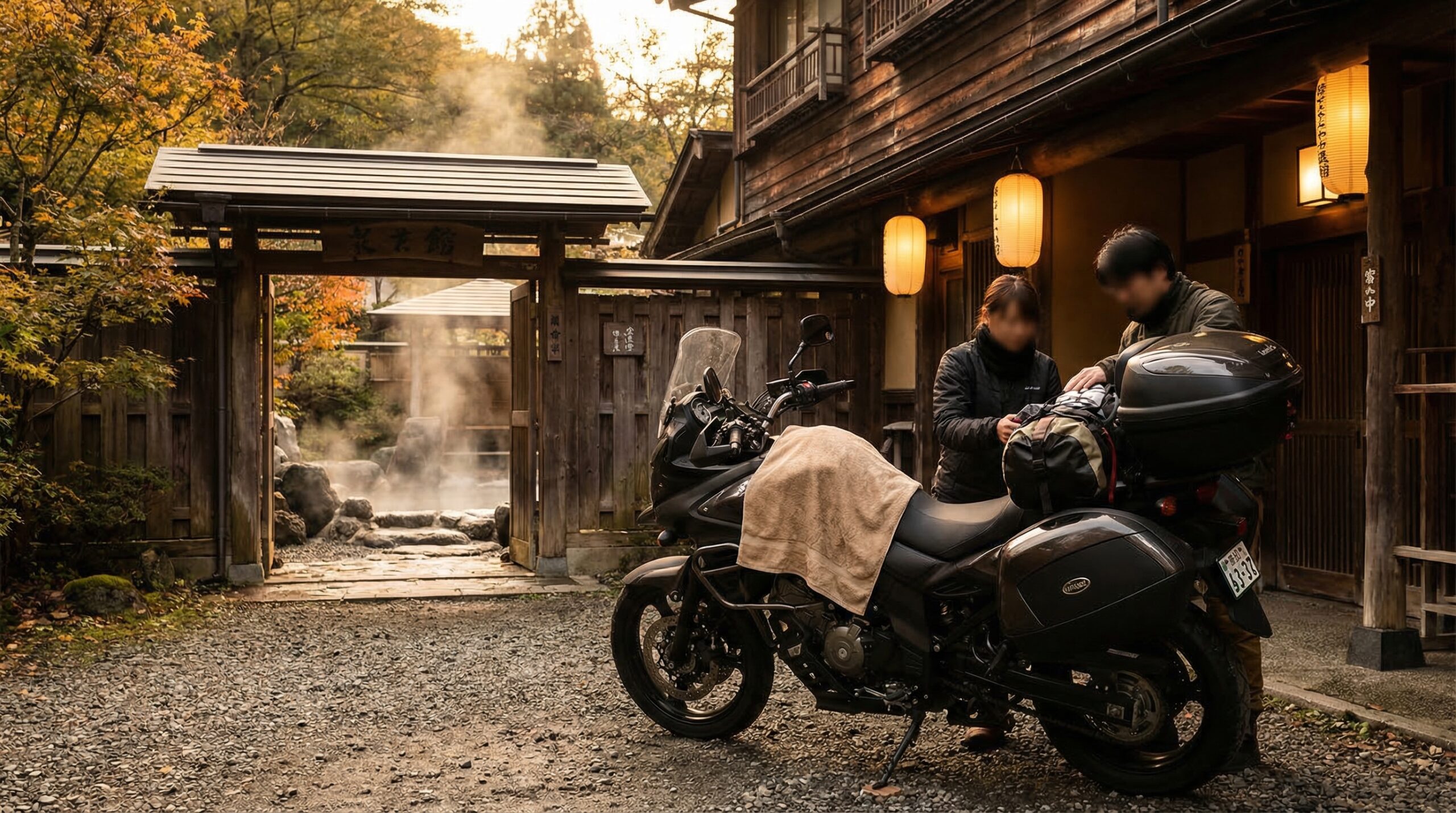 走った後は温泉で癒す|40代バイカーのための温泉ツーリングおすすめルート10選