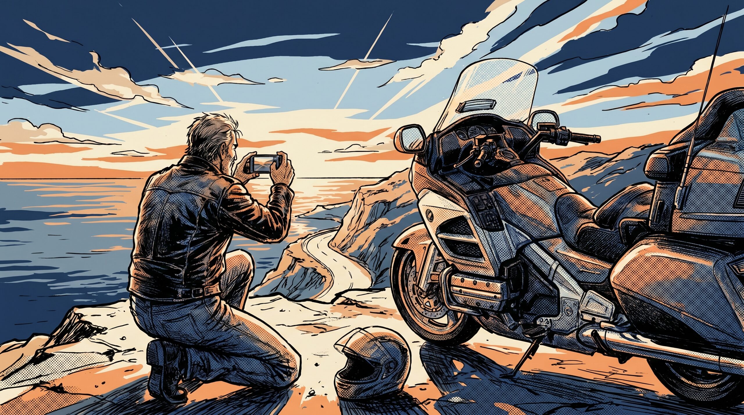 バイク写真を映える1枚に｜スマホ撮影のコツ