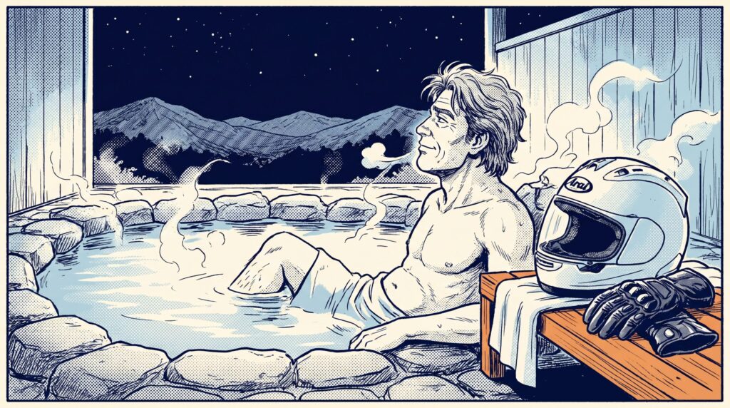 走った後は温泉で癒す｜40代バイカーのための温泉ツーリングおすすめルート10選