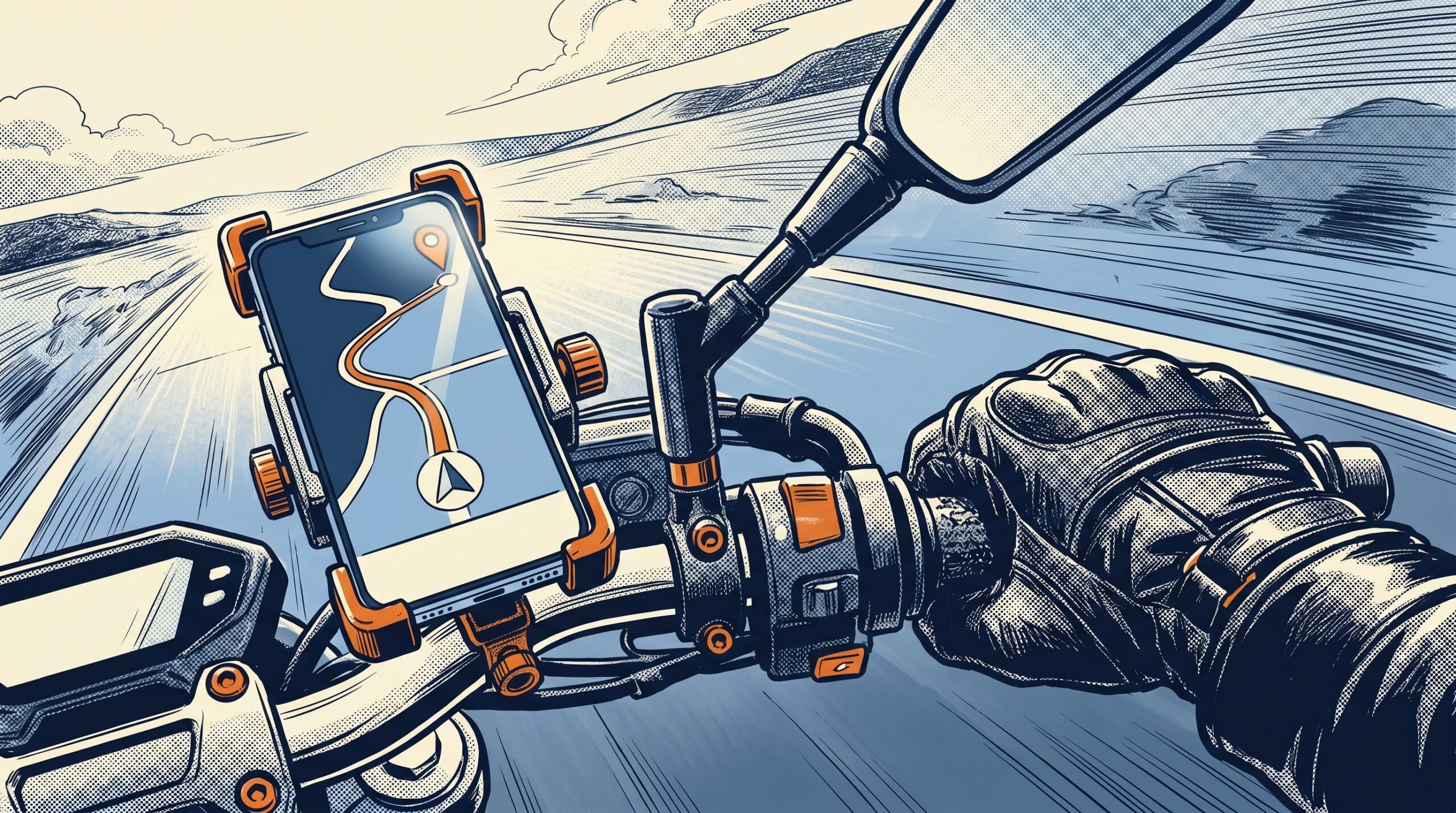 スマホナビをバイクで使う方法｜マウントからアプリ選びまで