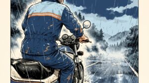 ワークマンの雨具はバイクツーリングで使えるか？防水性を検証