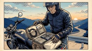バイクシートバッグの選び方｜1泊ツーリングに使える容量と積み方
