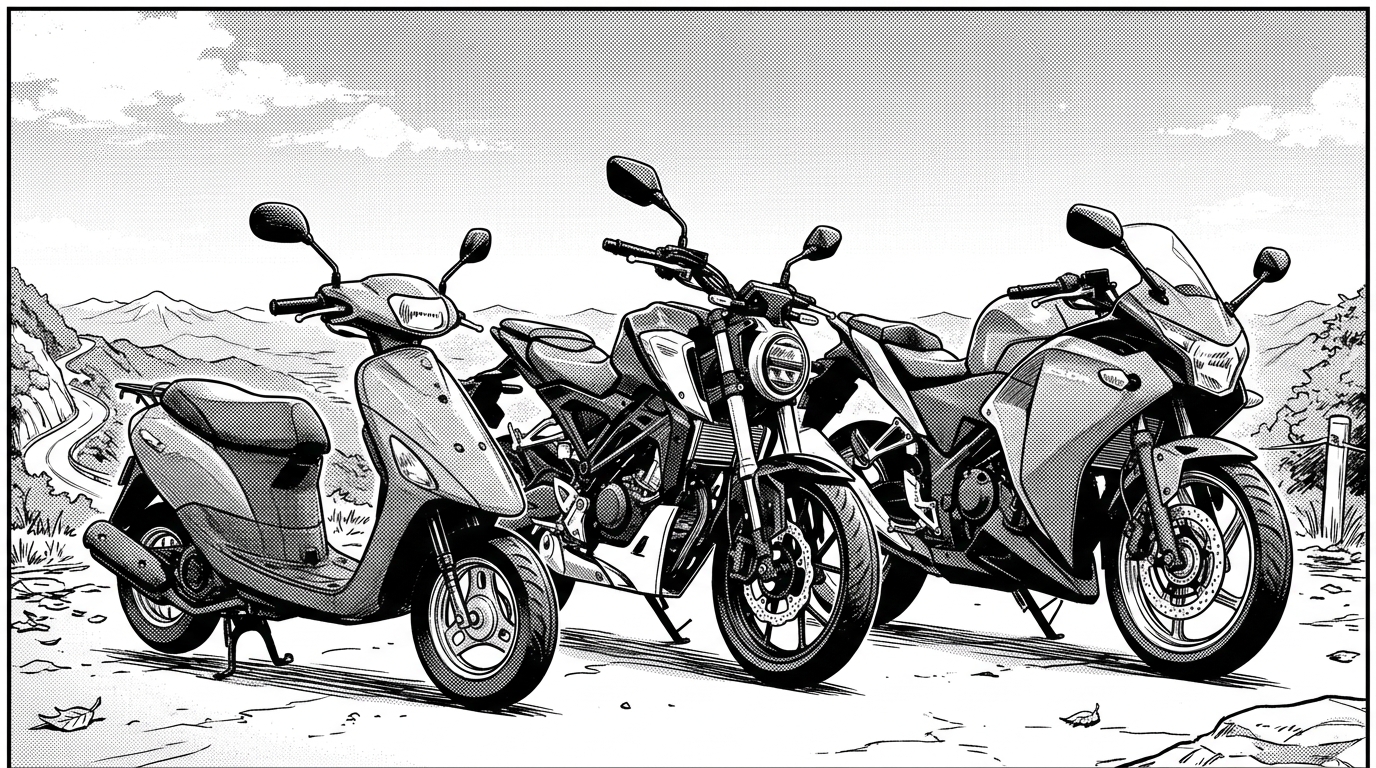 125cc免許と維持費の完全まとめ【2026年版】｜250cc・原付との年間コスト差を徹底比較 - 原付一種・125cc・250ccの年間コスト比較