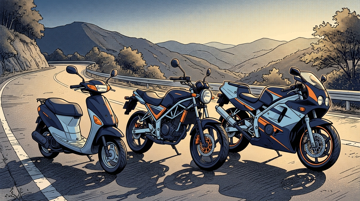 125cc免許と維持費の完全まとめ【2026年版】｜250cc・原付との年間コスト差を徹底比較 - 125ccの維持費を抑えるコツ