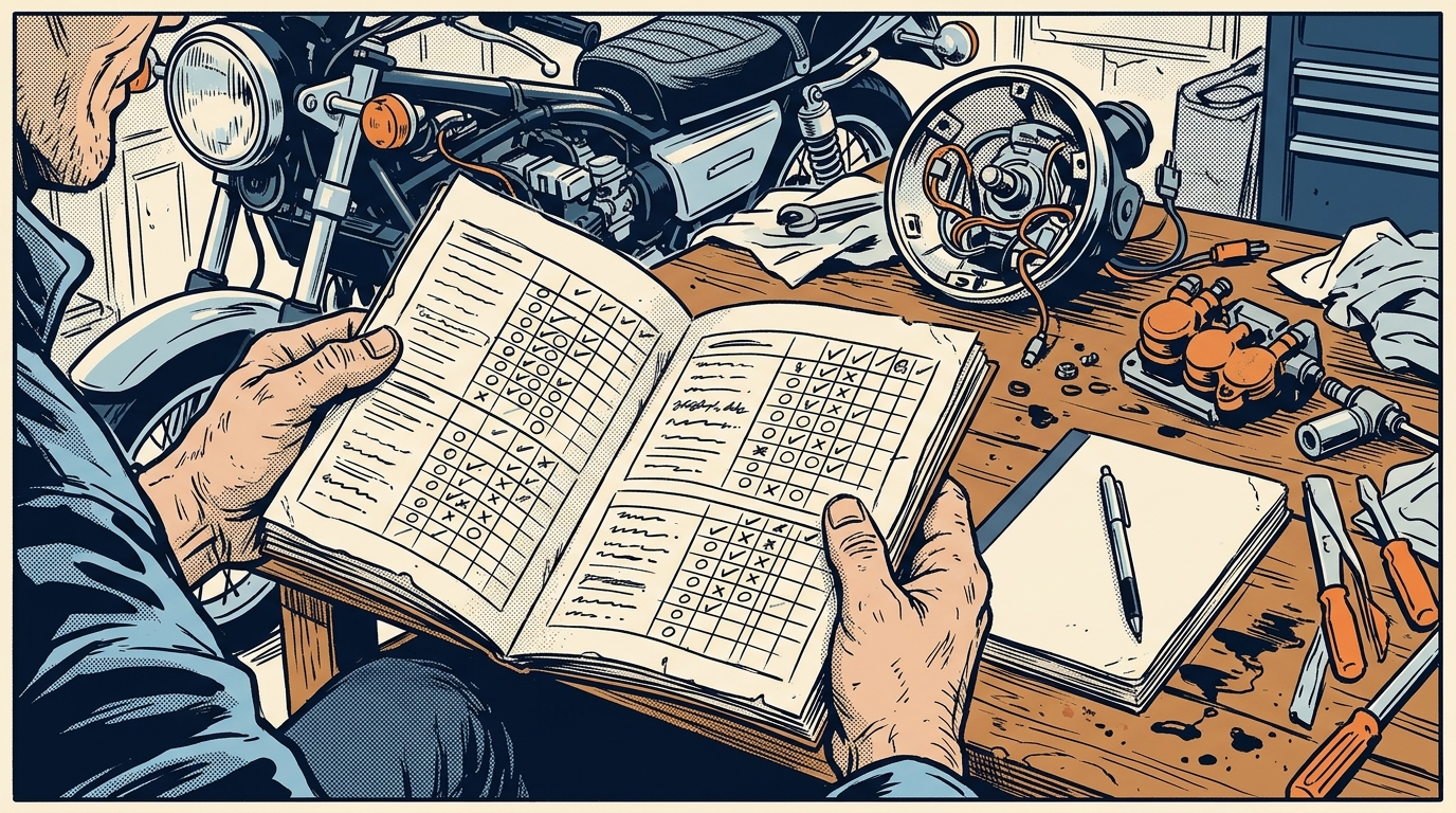 バイク車検を安くする方法【2026年版】｜ユーザー車検・格安業者・節約できる費用の内訳を徹底解説 - 車検費用を抑えるための年間の心がけ