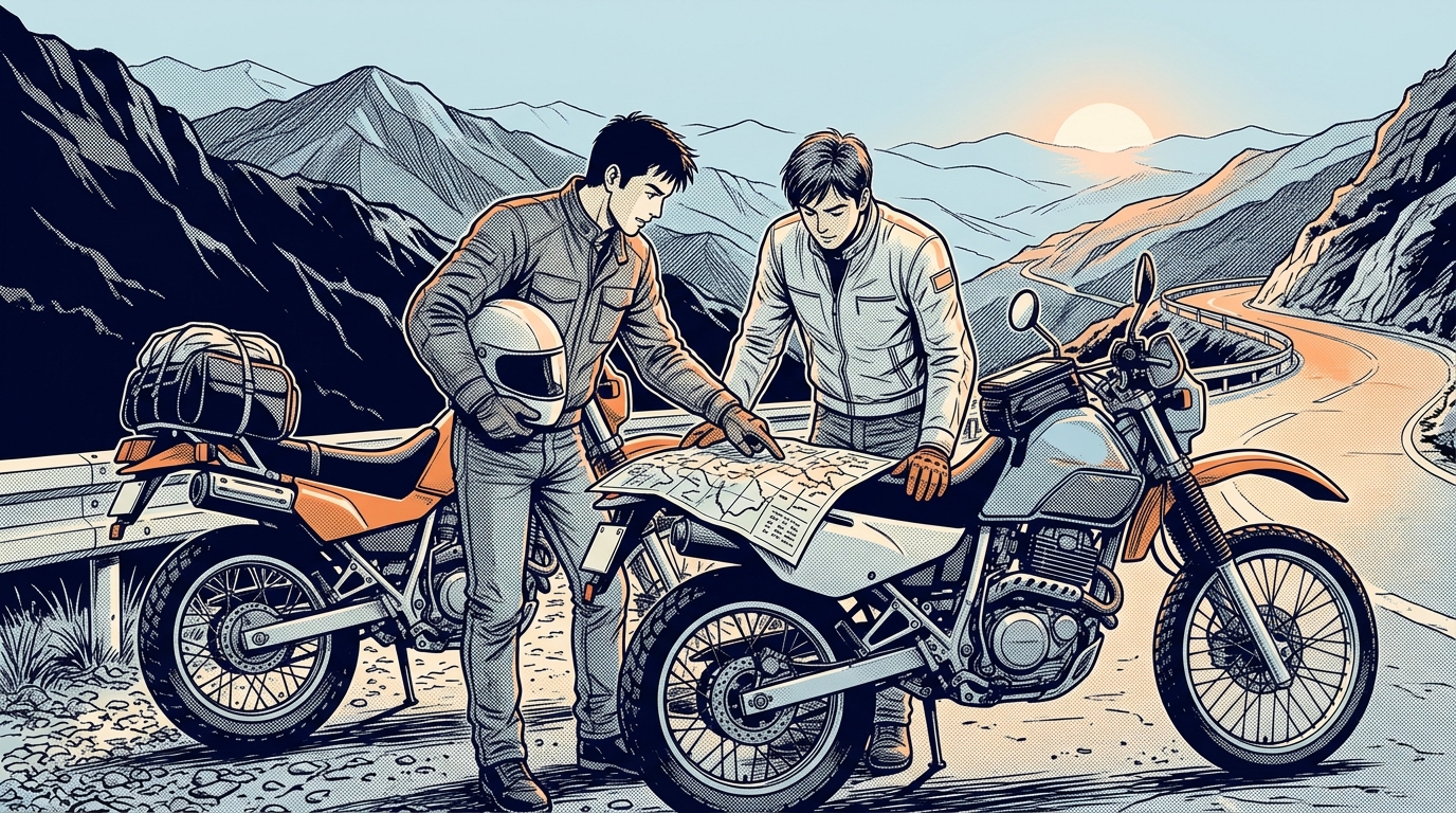 バイクツーリングの始め方【2026年版】｜初心者が知るべき準備・装備・仲間探しの完全ガイド - 安全に走り続けるための習慣