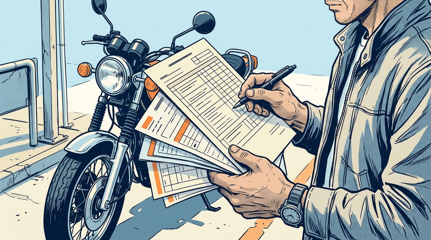 バイクユーザー車検のやり方【2026年版】｜初心者でもわかる当日の流れと必要書類 - 当日の検査ラインの流れ