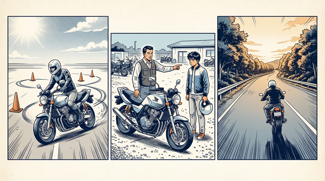 中型バイク免許の費用と期間【2026年版】｜教習所・合宿・一発試験の料金を徹底比較 - 費用を抑えるための実践テクニック