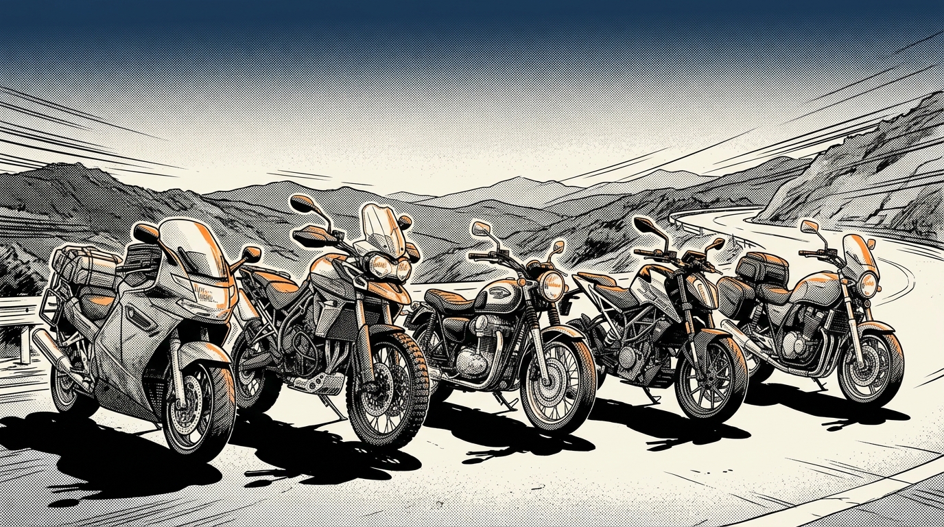 中型バイクおすすめ15選【2026年版】｜250cc・400ccを用途別・スタイル別に徹底比較 - 用途別・早見比較表