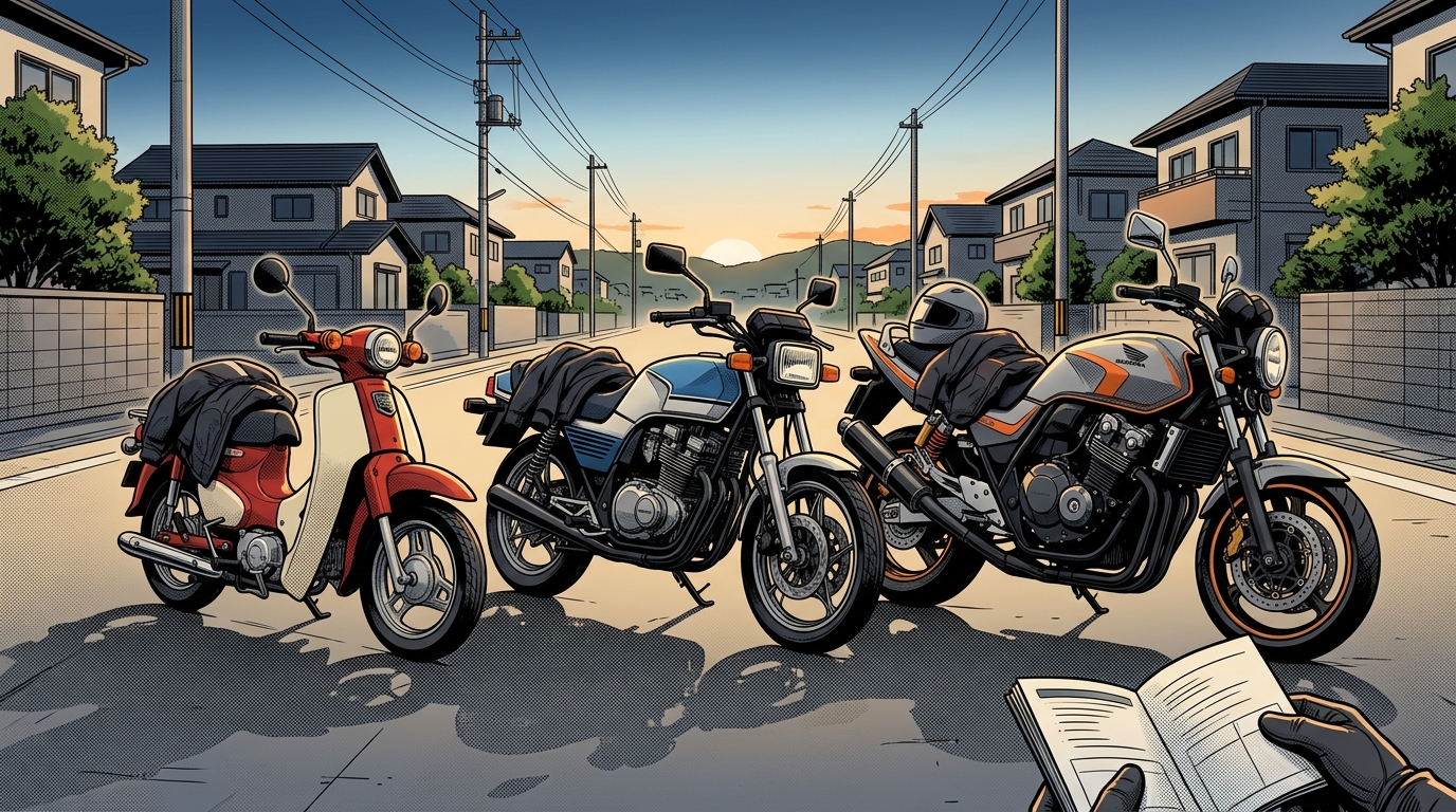 普通免許で乗れるバイクはどれ?【2026年版】|AT限定・原付・新原付制度の最新ルールを完全解説 - 購入前に確認すべきチェックリスト