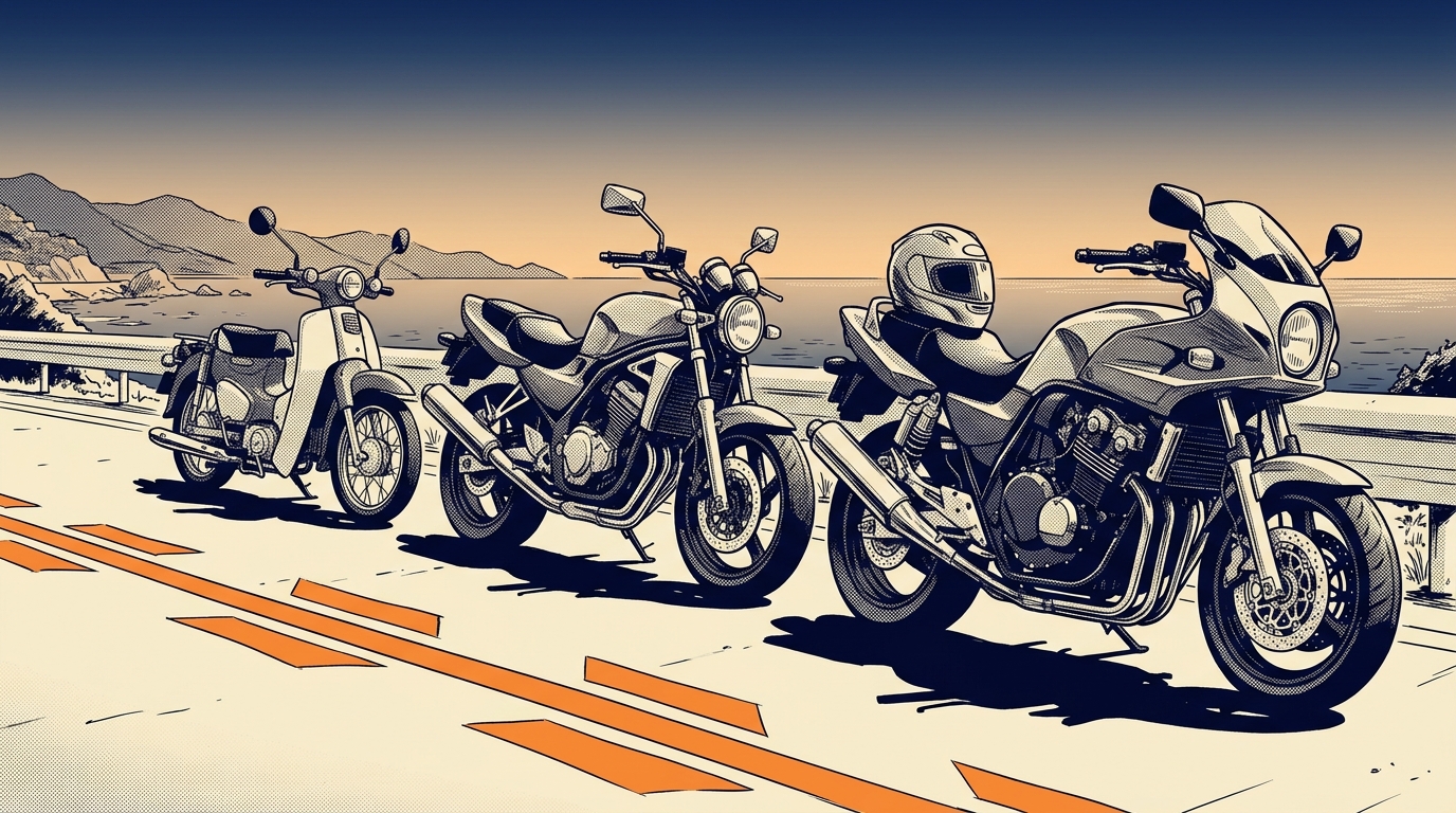 普通二輪免許で乗れるバイクは何cc?【2026年版】|排気量上限・車種選び・AT限定との違いを完全解説 - 400cc以下は車検の有無で2つに分かれる