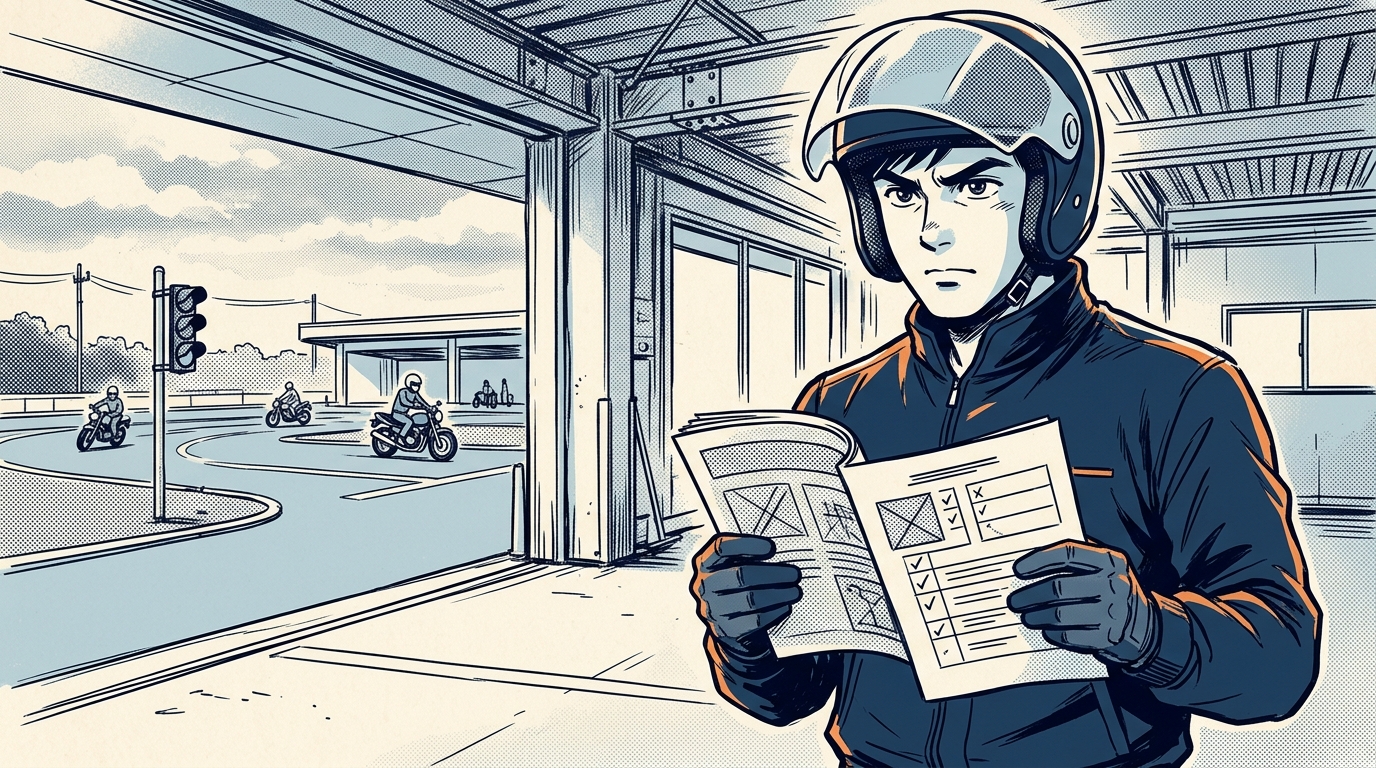 普通二輪免許の取得を最短で終わらせるコツ【2026年版】｜教習で詰まりやすいポイントと合格の秘訣 - 卒業検定から本免許取得までの流れ