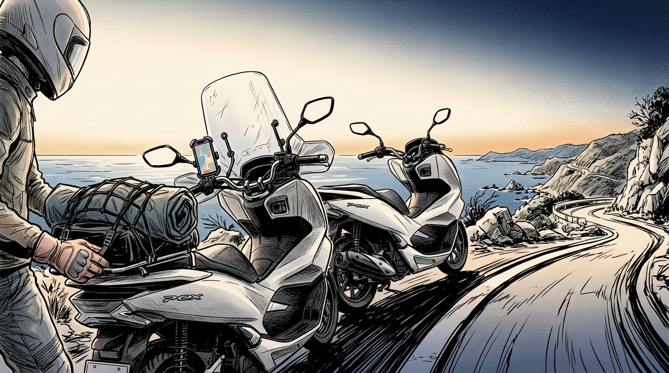 ホンダ PCX150でツーリングはあり？実用性と走りを正直レビュー - PCX150オーナーが実際にやっているカスタム・装備
