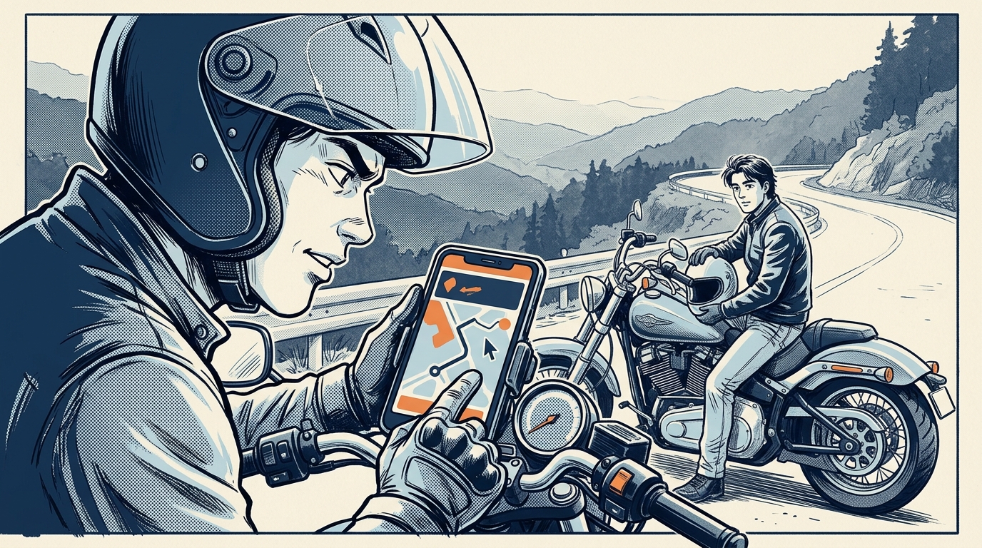 ツーリングサポーターは無料でどこまで使える？有料版月600円との違い - ナビ精度と使い心地の実態｜ツーリングサポーターの評判