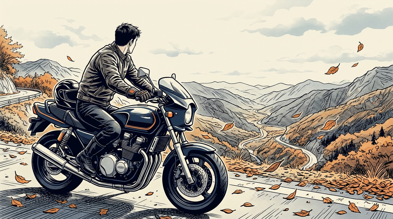 バイクの服装を気温別に解説|20度・30度の目安と季節別の選び方 - 秋のツーリング服装|気温10〜20度(9〜11月)の選び方