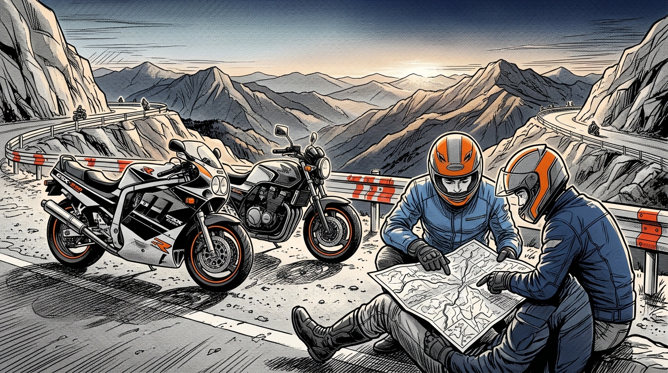 ツーリング仲間の探し方｜バイクコミュニティアプリ7選を料金で比較 - 各サービスの目的別おすすめマップ｜ツーリング仲間の見つけ方早見表