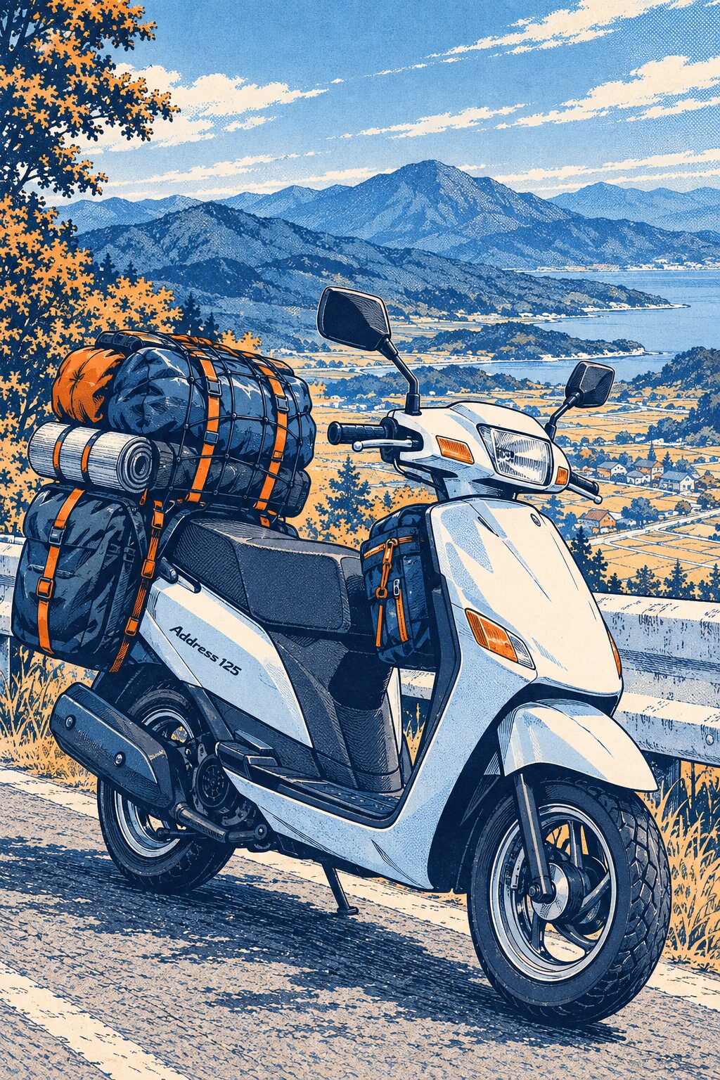 新型アドレス125でロングツーリング【2026年】｜距離・積載・ルートの決め方