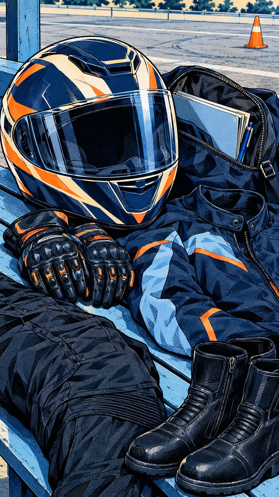 バイク教習所に必要なもの｜入校手続き・技能教習の持ち物と服装