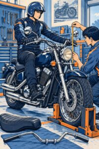 【2026年】シャドウ400カスタムの進め方｜部品の適合・乗車姿勢・車検の確認点