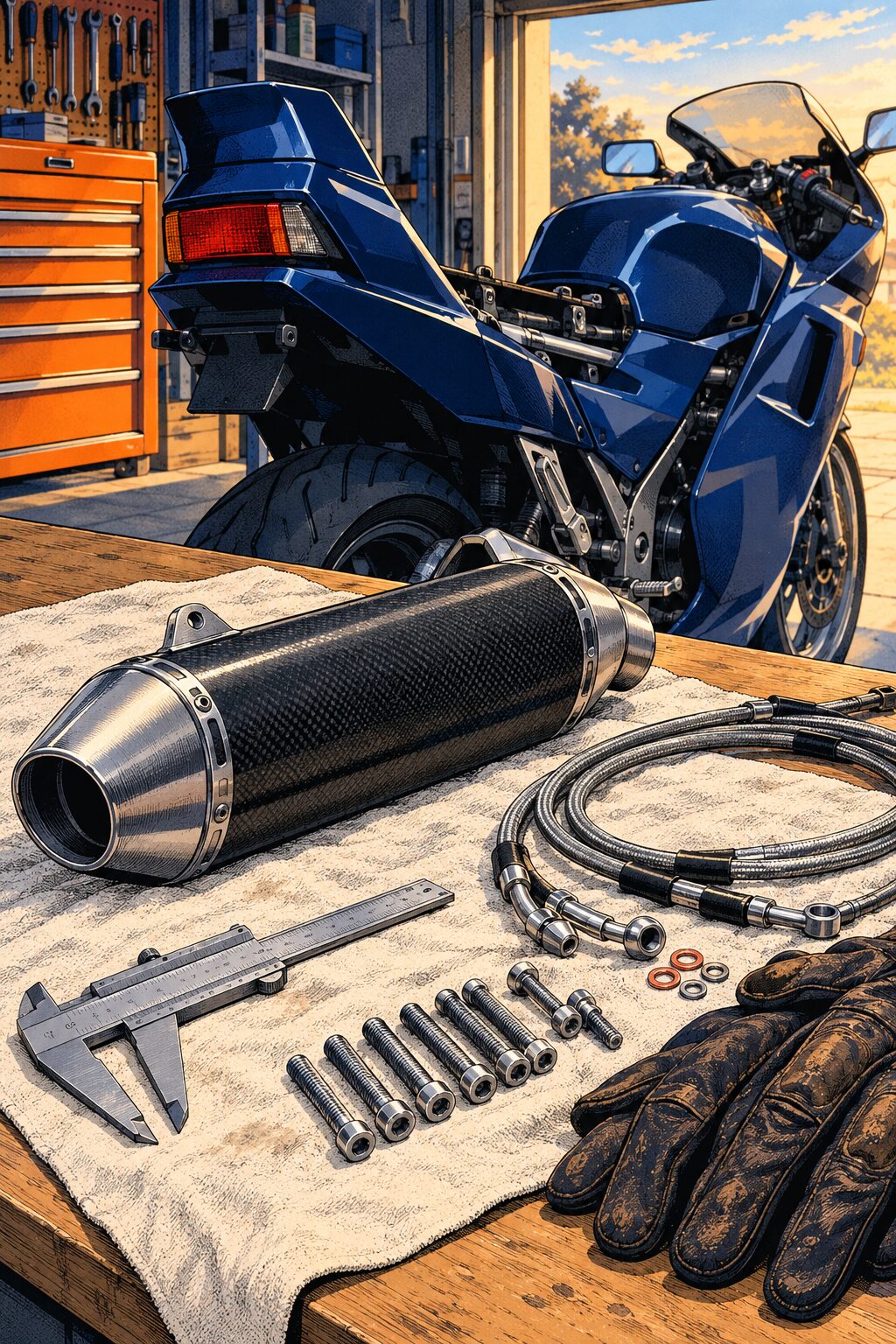 ZZR400カスタムの進め方【2026年版】｜定番メニューと部品適合・車検の注意点