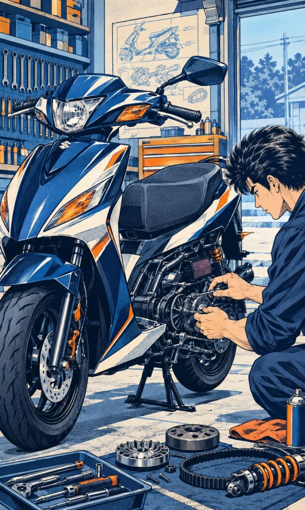 アドレスV125Sカスタムの進め方【2026年】人気メニュー・費用・車検の確認点
