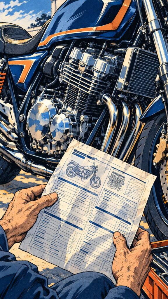 CB400SF・NC42カスタム【2026年】年式・部品適合と車検の確認ガイド