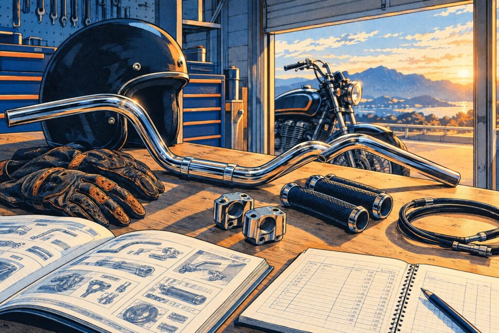ドラッグスター250カスタムの進め方【2026年】｜部品適合・費用計画と乗りやすさの確認点