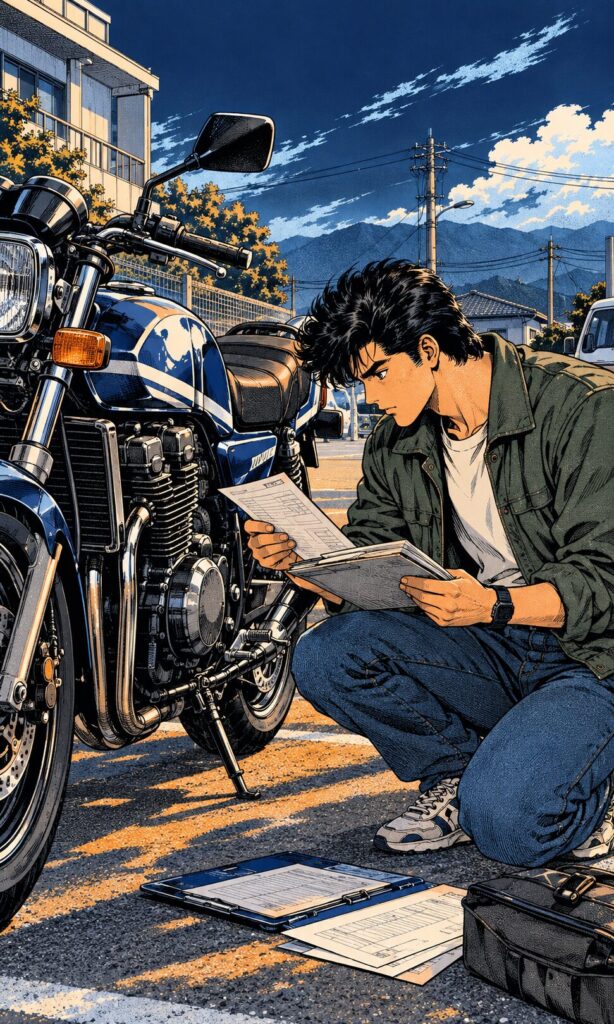 400cc中古バイクの選び方【2026年】｜車検残・整備履歴・購入総額の確認点