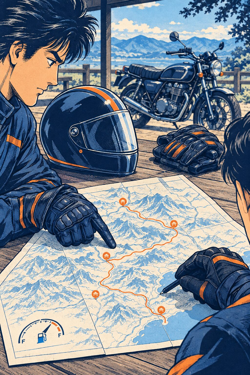 GB350ツーリング計画ガイド【2026年】｜ルート・給油・休憩と同行者の決め方