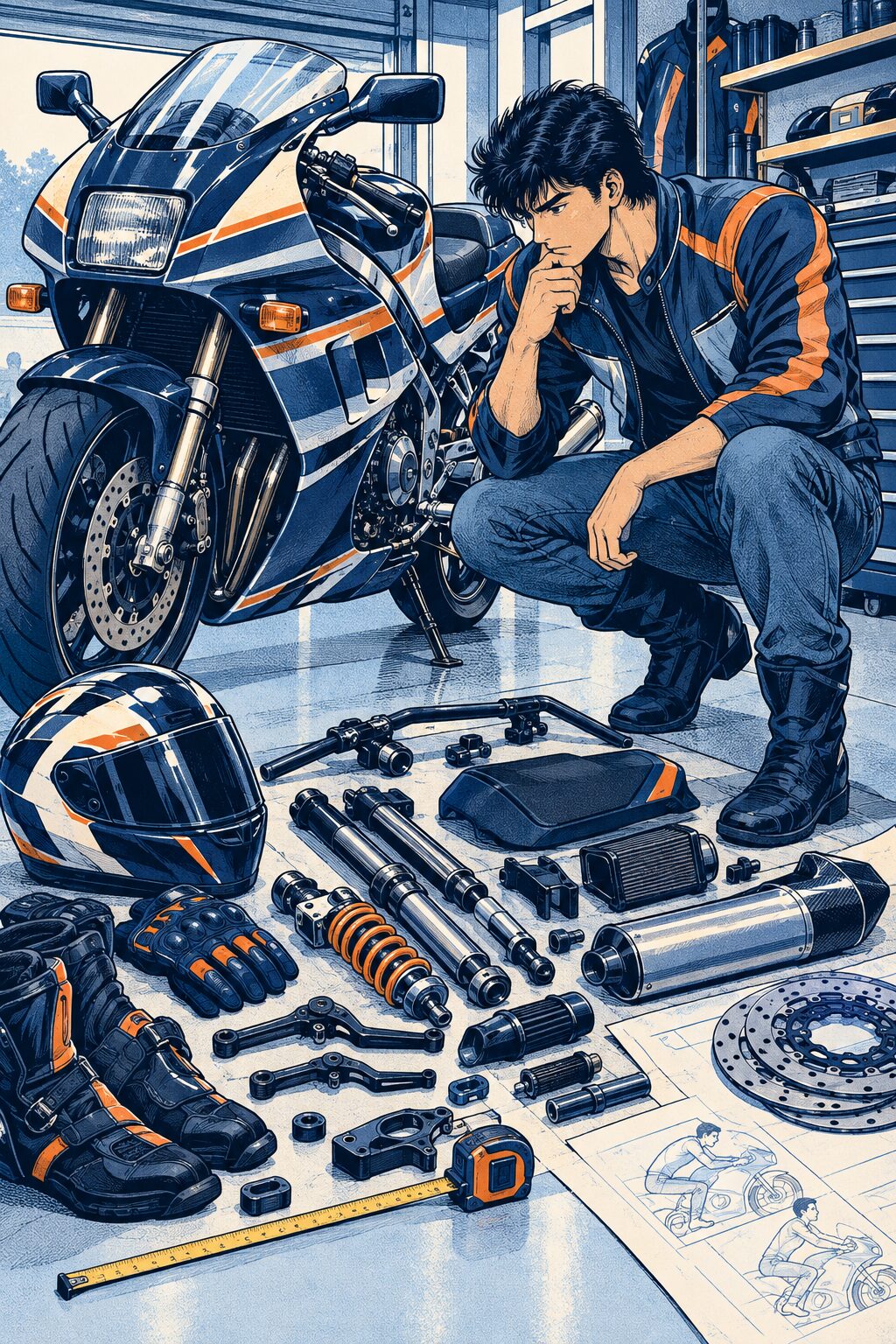 GPZ900Rカスタムの進め方【2026年】｜部品適合・乗車姿勢・費用計画の確認点