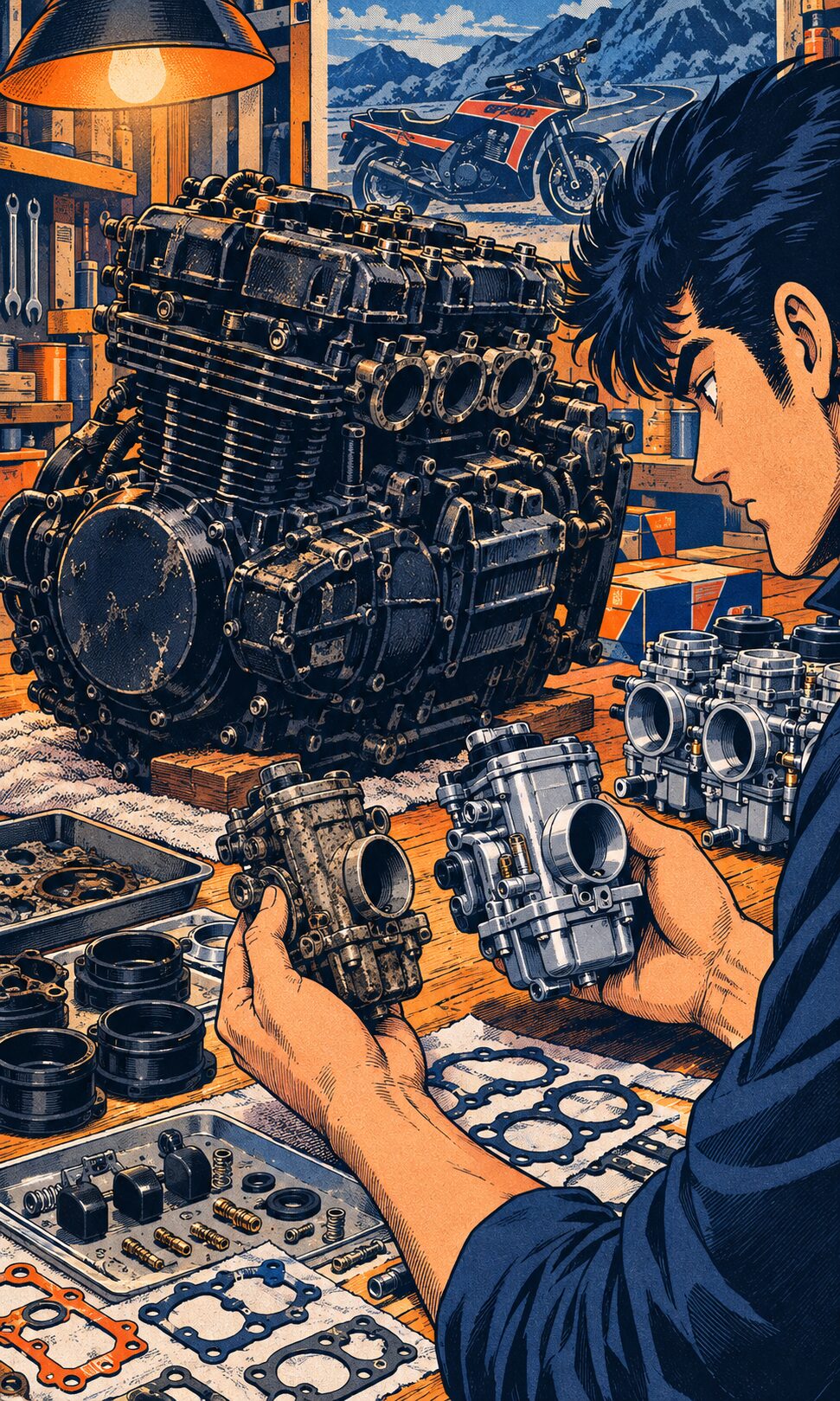 GPZ400Fカスタムの進め方【2026年】｜旧車の部品入手性・適合・車検の確認点