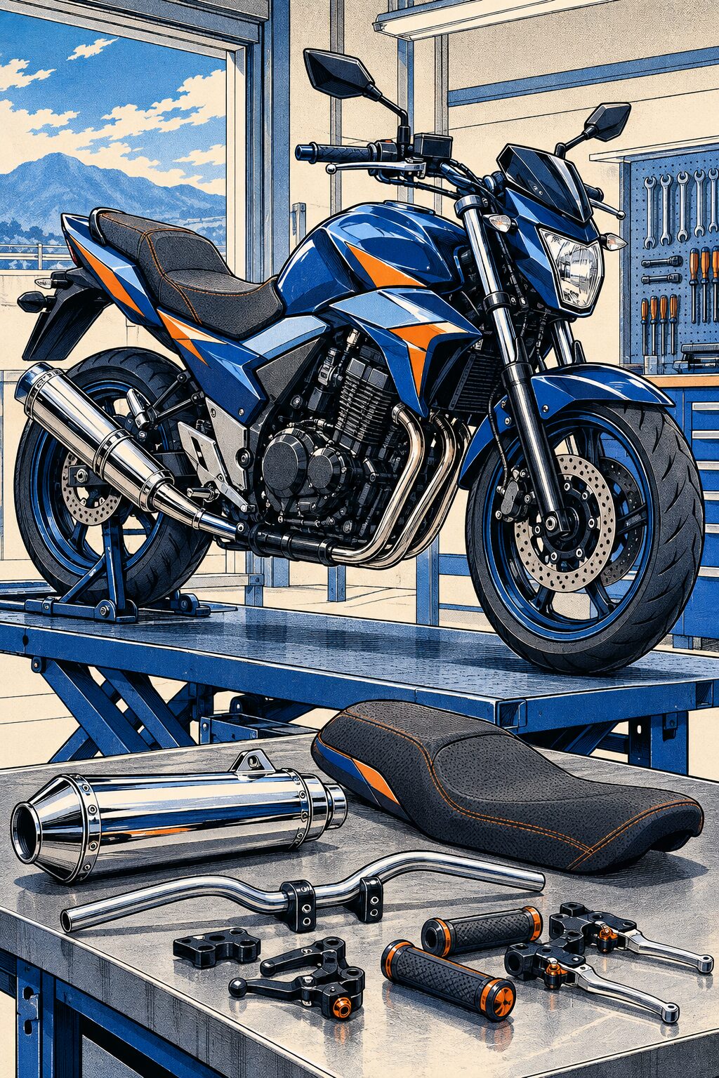 GSR250Fカスタムの進め方【2026年】定番メニュー・部品適合・費用の確認点