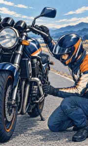 バイク転倒時の対処法