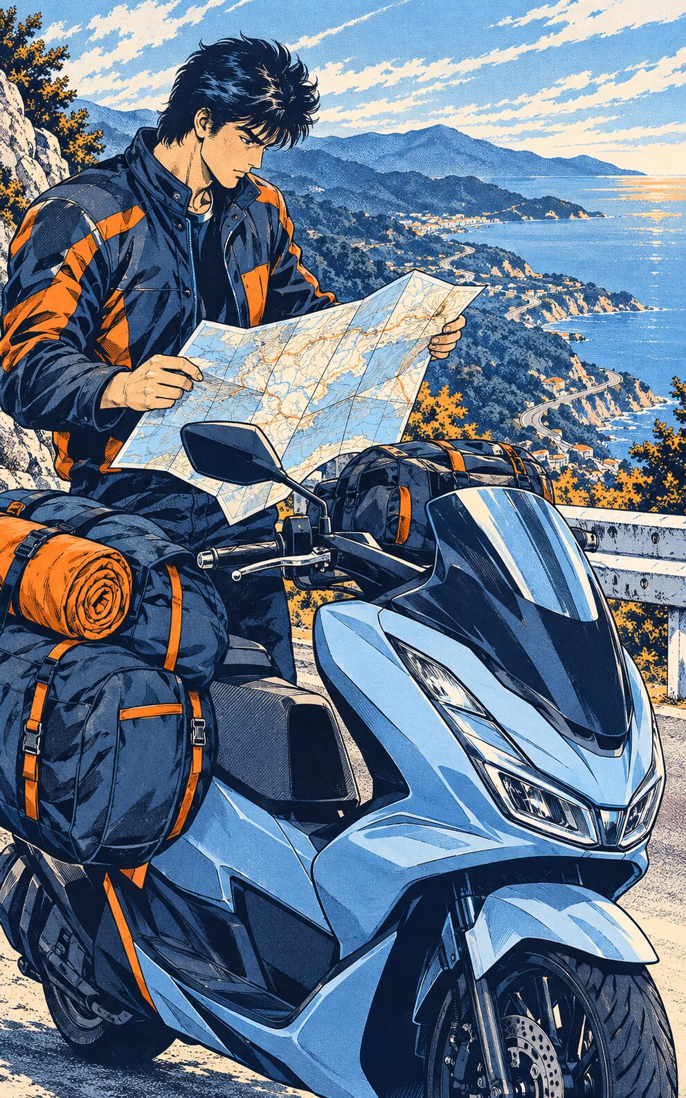 PCX160で長距離ツーリングを実現する【2026年版】|距離・積載・ルート計画の全知識