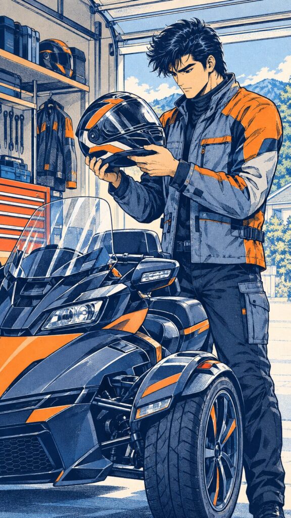 三輪バイクにヘルメットは必要？【2026年】車両区分ごとの着用義務と選び方の確認点