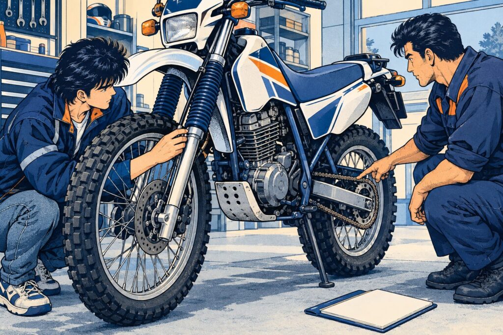 250ccオフロードバイク中古購入ガイド【2026年】｜走行歴・整備状態の確認点