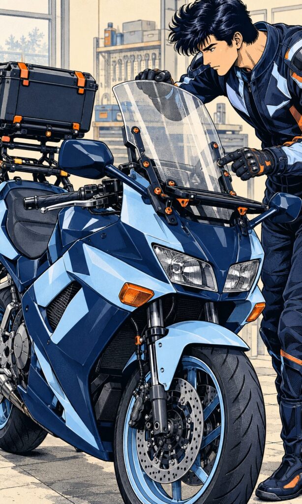 VFR800Fカスタムの進め方【2026年】積載・防風・部品適合の確認ガイド