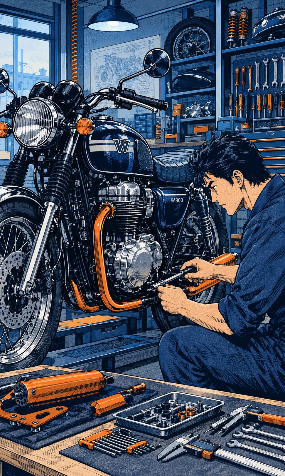 W800フルカスタムの進め方【2026年】|定番メニュー・部品適合・費用の確認点