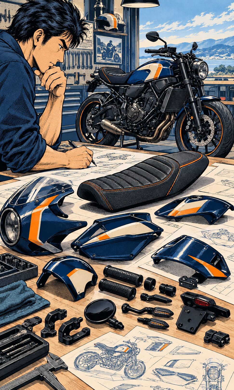 XSR700カスタムの進め方【2026年】｜外装・シート・部品適合と費用計画の確認点